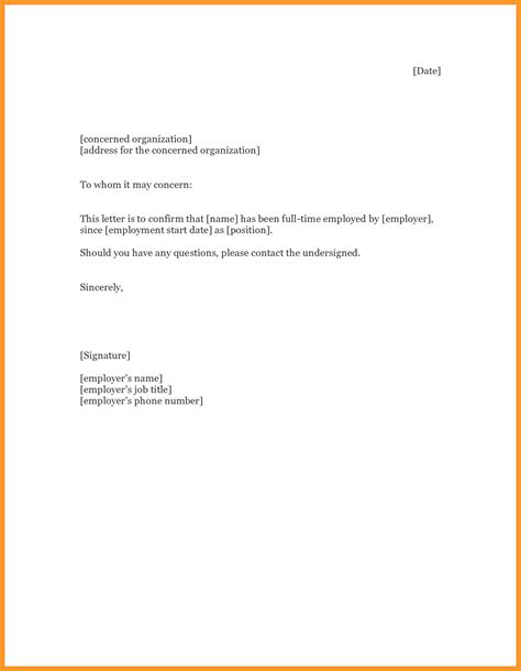 Proof Of Unemployment Letter Template Fresh 40 Proof Of Employment Letters Verification forms